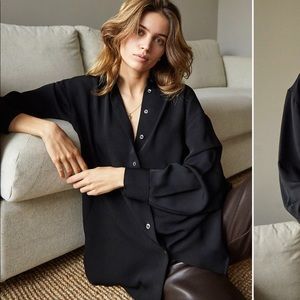 Aritzia Button-Up in Rustwood